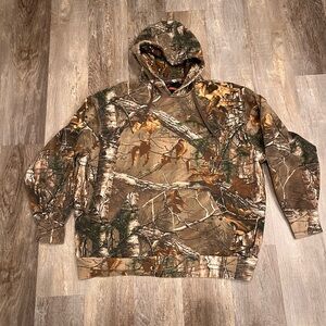 Game Winner Men’s XL Camo Realtree Hoodie Pullover Hunting Camouflage Sweatshirt